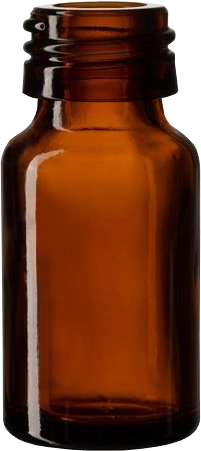 Flaconcino in vetro farmaceutico con bocca a vite PFP18 10 ml.