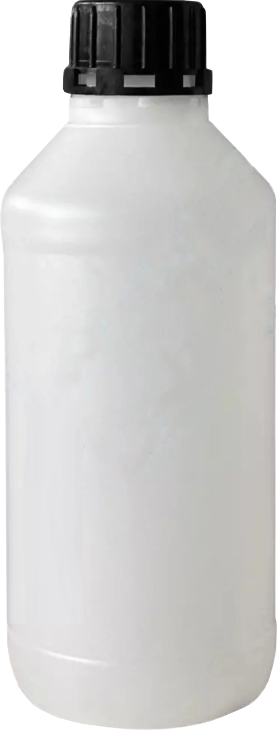 Flacone HDPE con tappo 1000 ml.