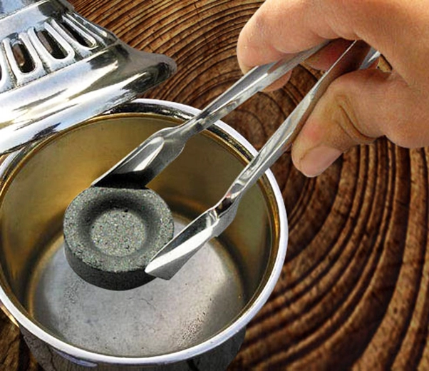 Pinze per carboncini utilizzo