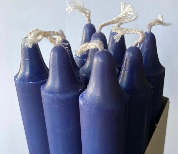 Candele blu all'Opium