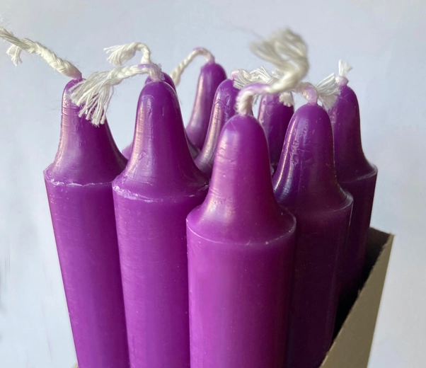 Candele viola alla Violetta