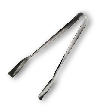 Steel tongs for carbon brushes