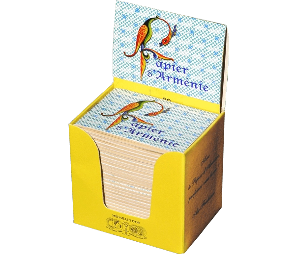 White Armenian Paper display of 30 blocks