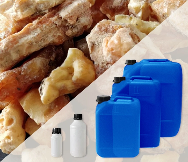 Industrial packaging of Benzoin absolute oils