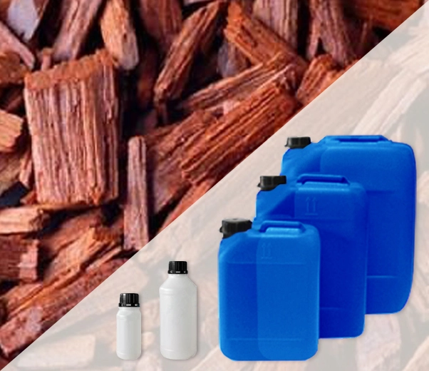 Industrial packaging of Amyris essential oils