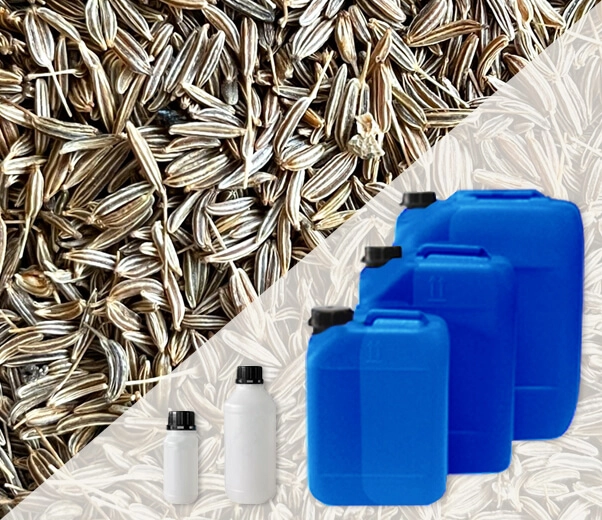 Industrial packaging of essential oils Caraway