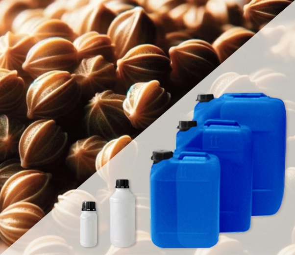 Industrial packaging of essential oils Celery