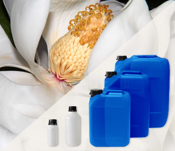 Industrial packaging of Magnolia flower essential oils