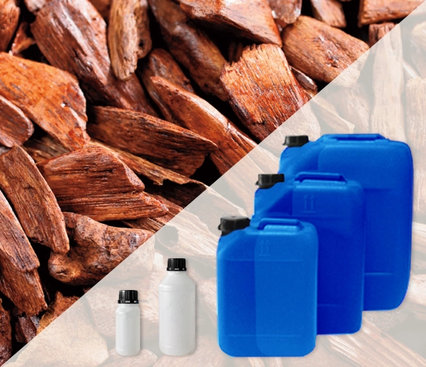 Industrial packaging of Sandalwood essential oils