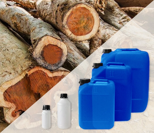 Industrial packaging of rosewood essential oils