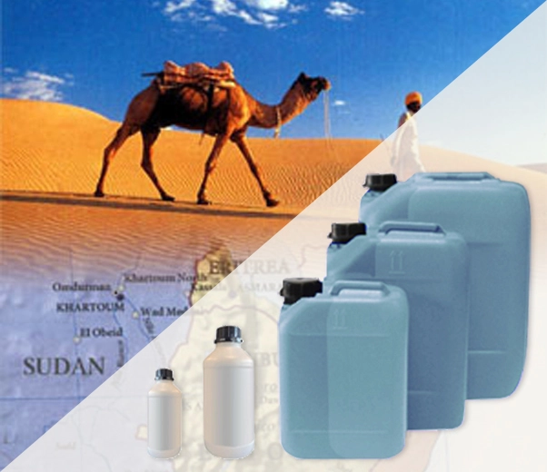 Industrial packaging of Eritrean oil fragrances