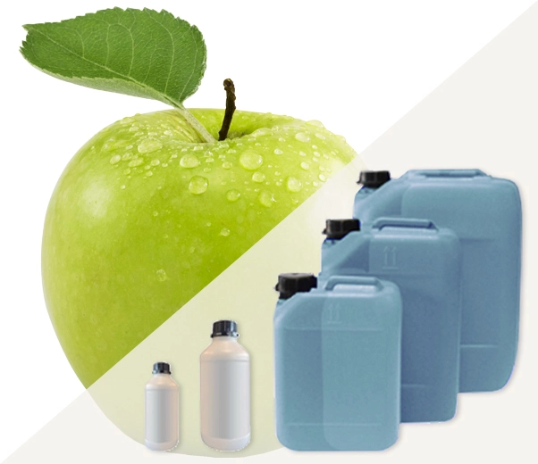 Industrial packaging of Green Apple fragrances