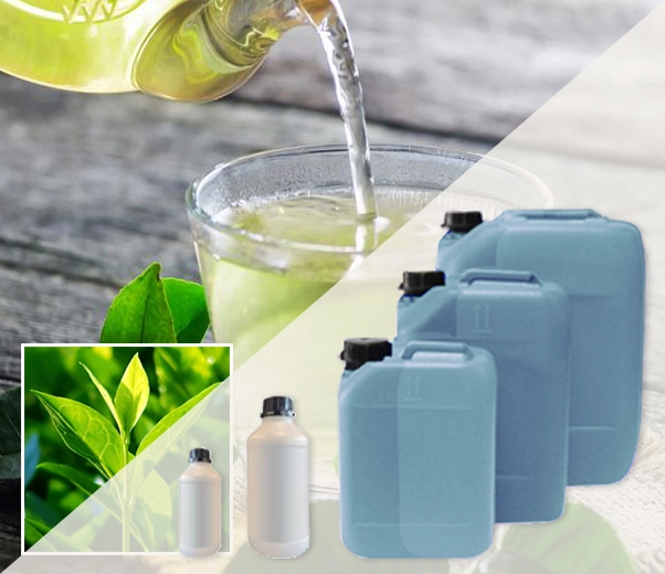 Industrial packaging of green tea fragrances