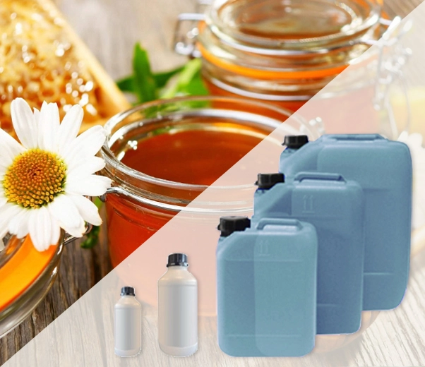 Industrial packaging of Honey oil fragrances