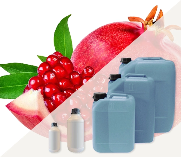 Industrial packaging of pomegranate fragrances