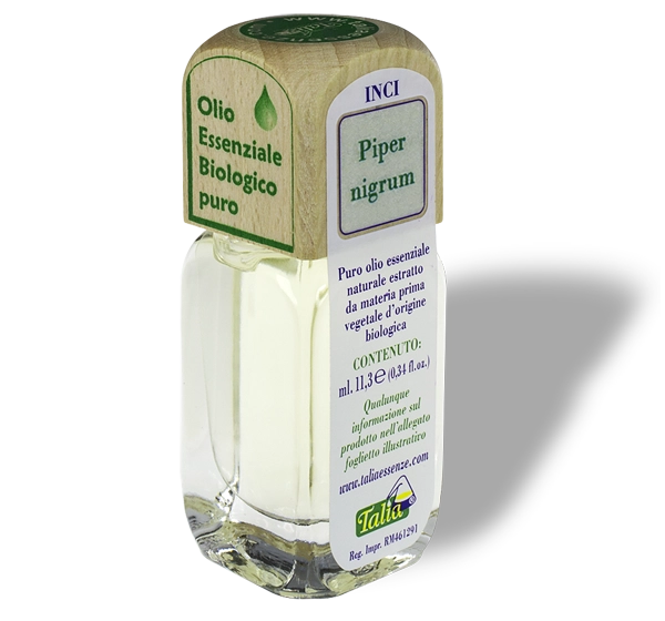 Black Pepper Essential Oil Bottle