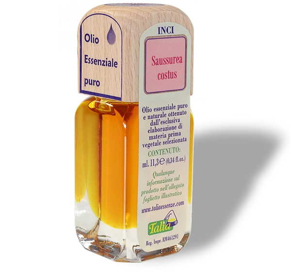 Costus essential oil bottle