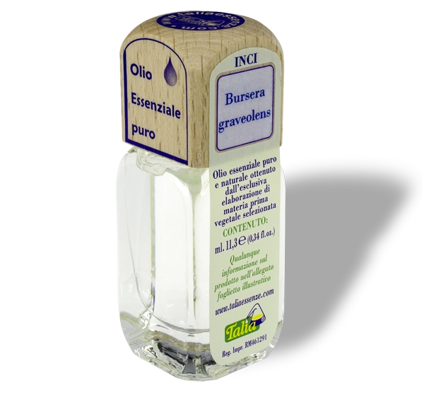 Bottle of Palo Santo fruit essential oil