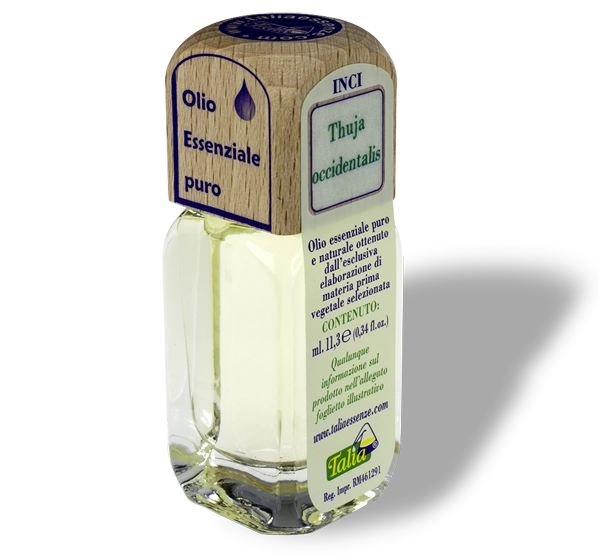 Vial of Thuja essential oil