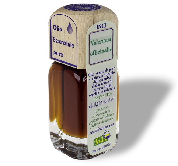 Bottle of Valerian essential oil