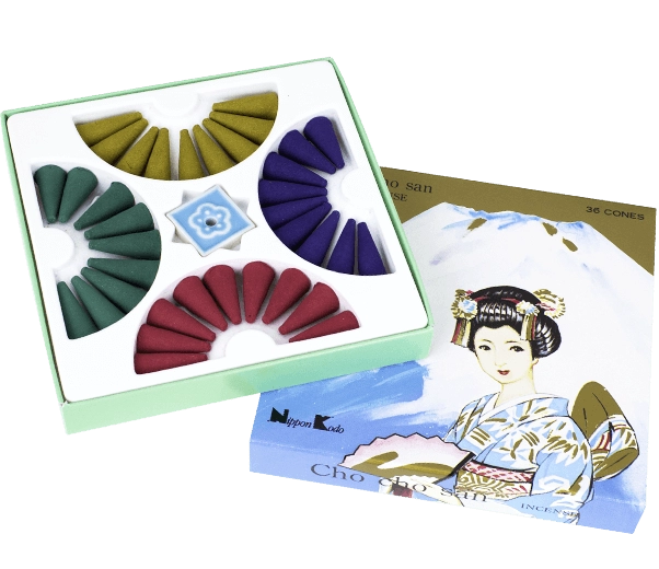 Cho cho san incense cone case 12 pcs.