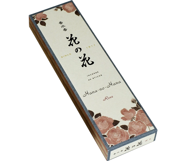 Hana-no-hana Turkish Rose Incense Case 40 Sticks