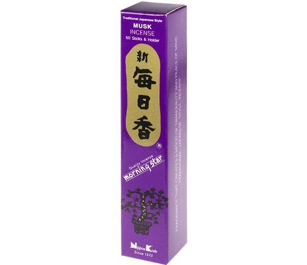 Morning Star Musk Incense Case 50 Sticks
