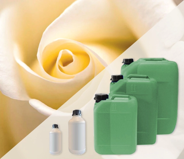 Industrial packaging of pale pink room fragrances