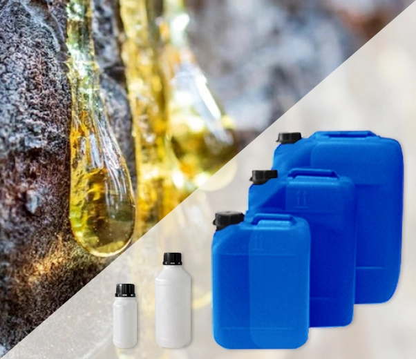 Industrial packaging of Peruvian Balsam essential oils