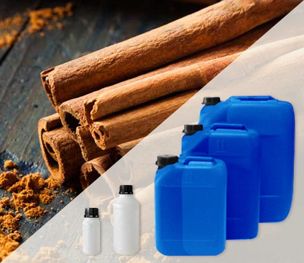 Industrial packaging of essential oils Cinnamon bark