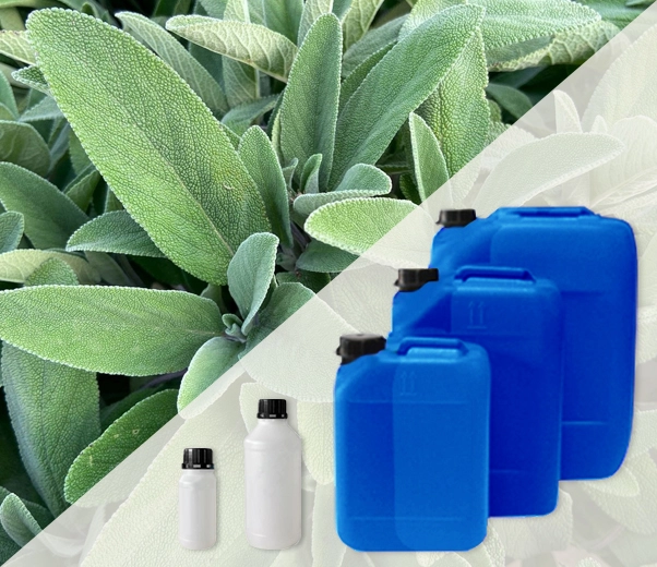 Industrial packaging of essential oils of Sage officinalis