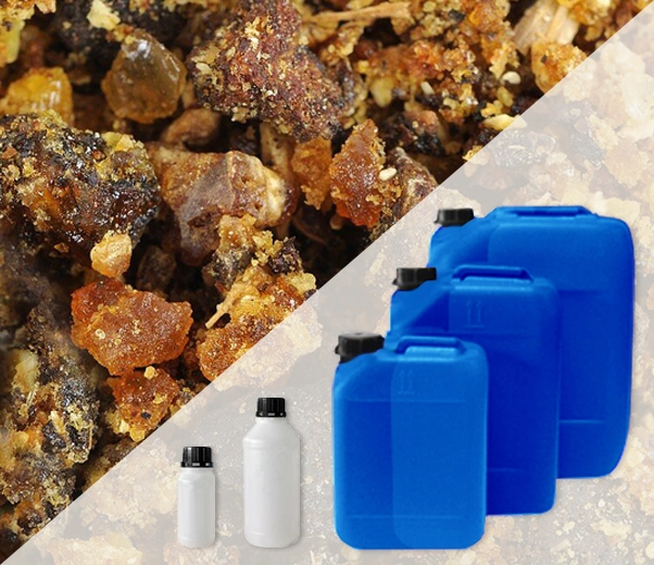 Industrial packaging of essential oils Opoponaco