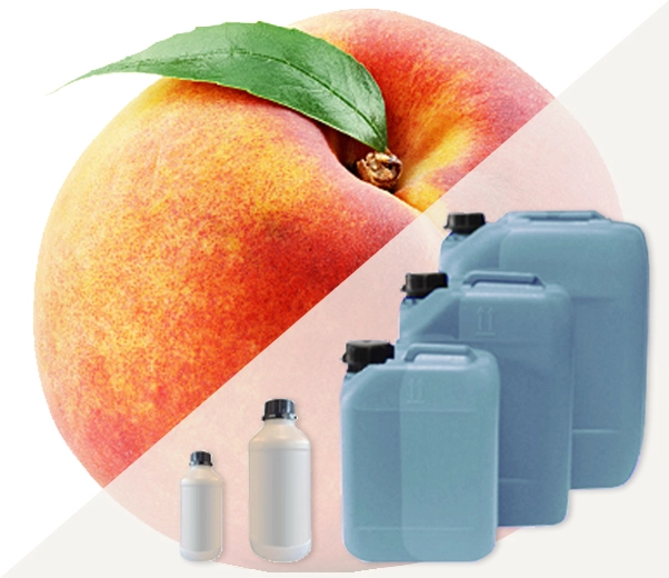 Industrial packaging of Peach fragrances