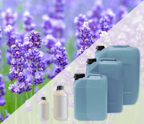 Industrial packaging of Lavender in Bloom fragrances