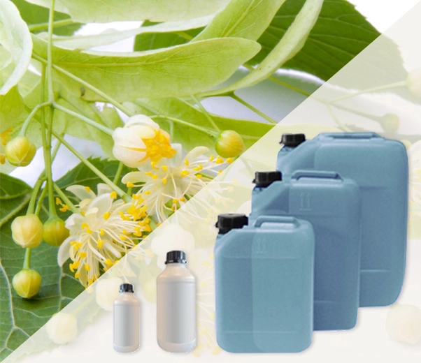 Industrial packaging of Linden flower fragrances