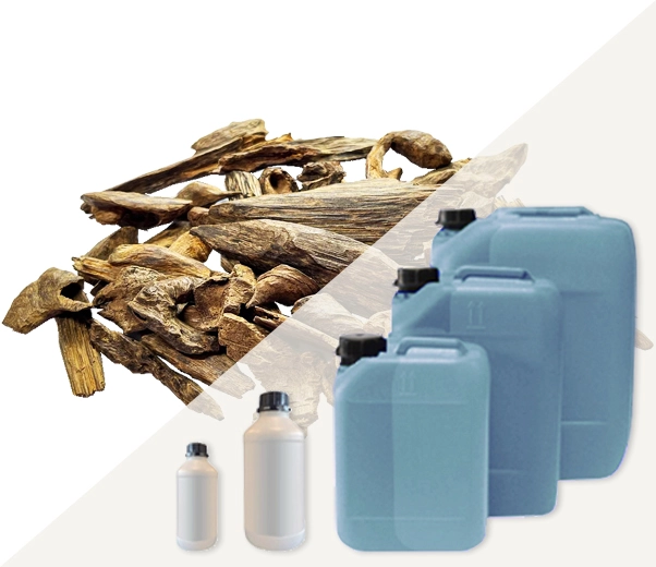Industrial packaging of Oudh balsamique fragrances