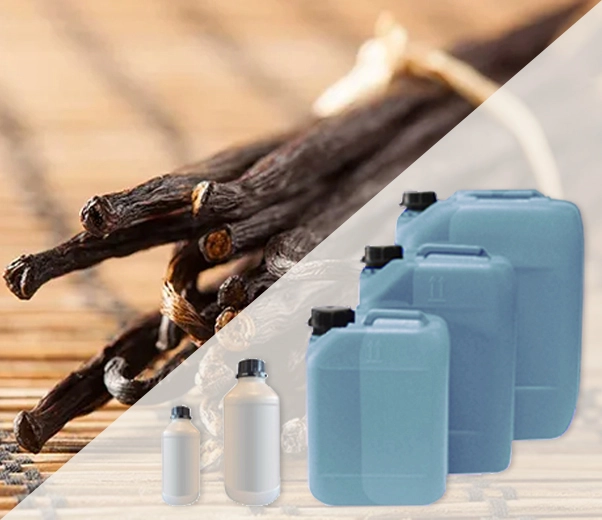 Industrial packaging of vanilla fragrances