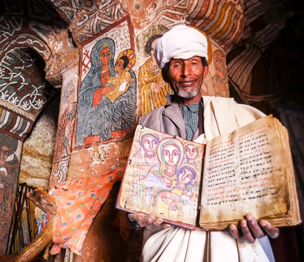 Ethiopian Coptic priest