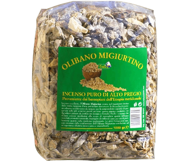 Olibano Migiurtino 1 kg bag.