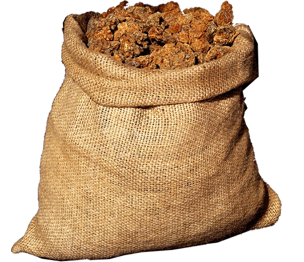 Tears of pure Myrrh 25 kg bag.
