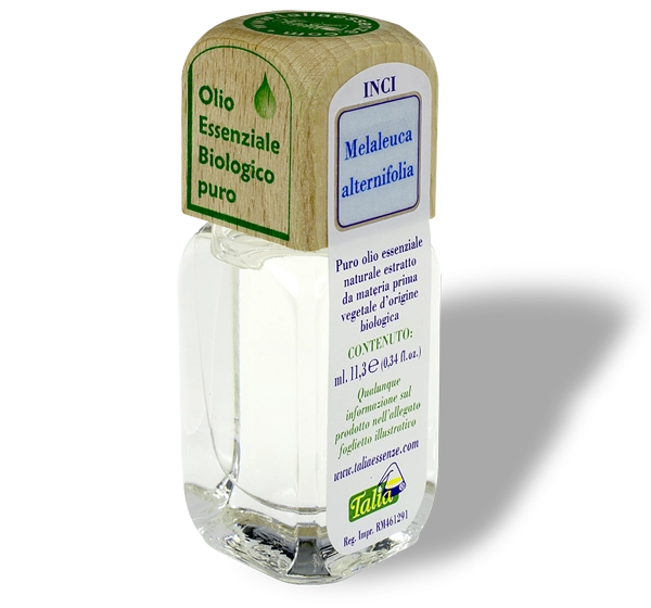 Botella de aceite esencial de árbol de té