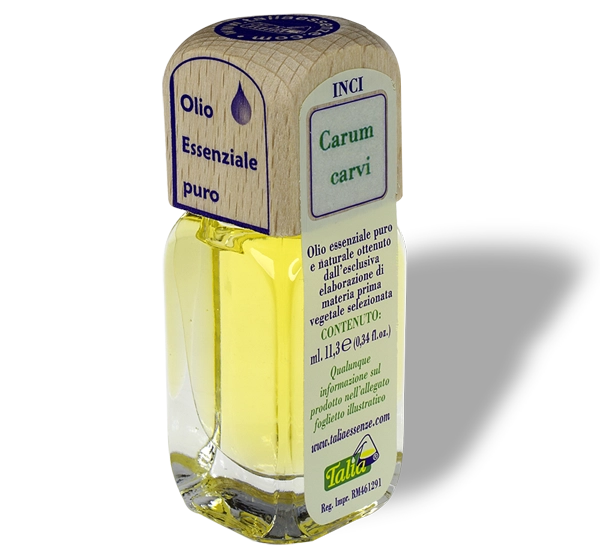 Botella de aceite esencial de alcaravea