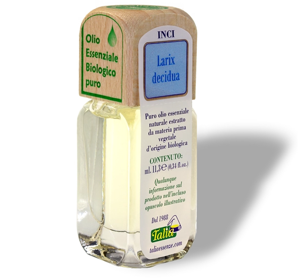 Botella de aceite esencial de alerce