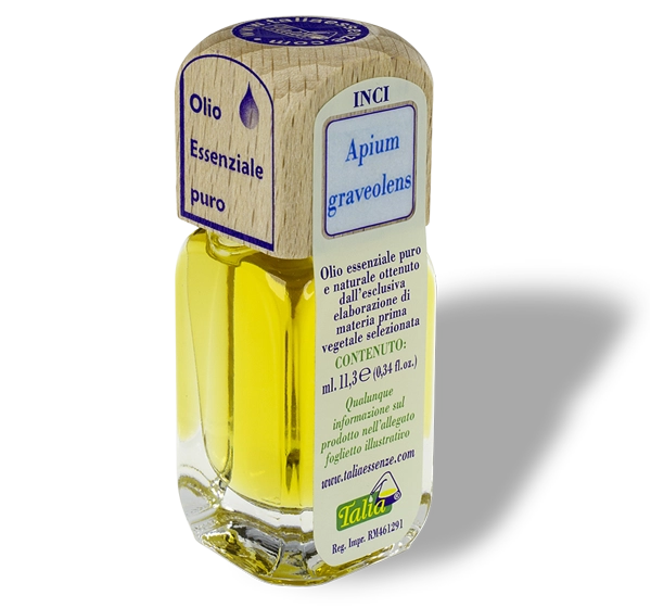 Vial de aceite esencial de apio