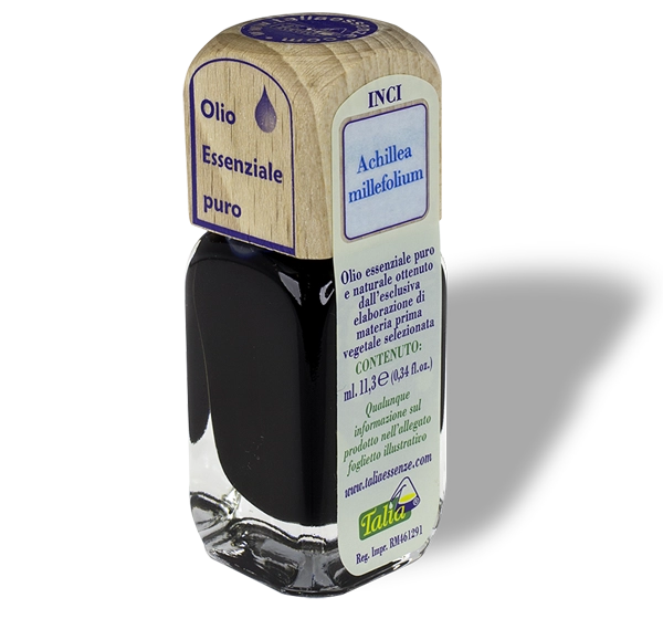 Vial de aceite esencial de milenrama