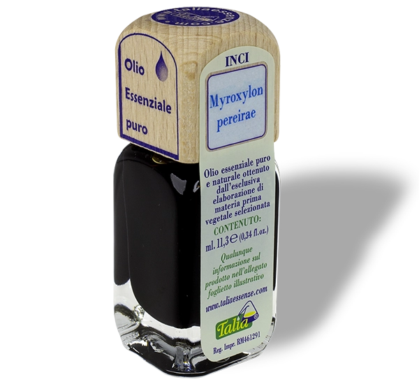 Vial de aceite esencial de bálsamo del Perú