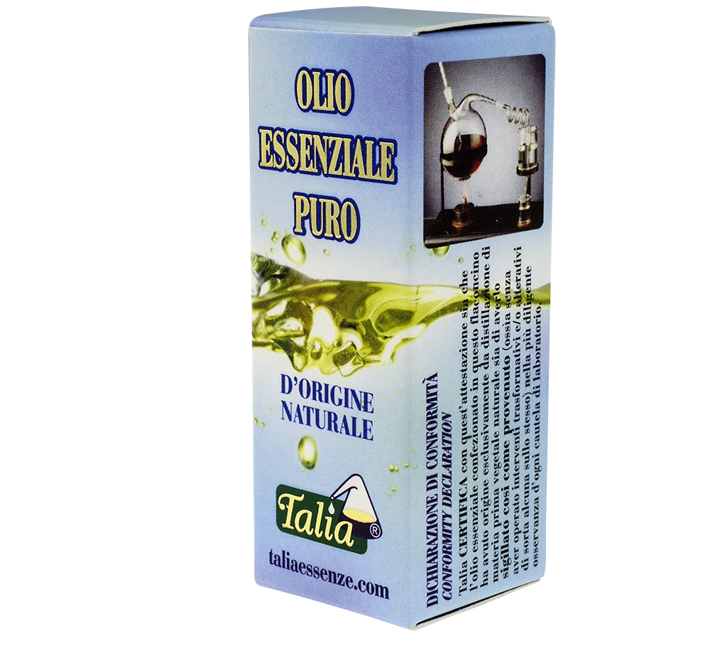 Estuche azul claro para botella de aceite esencial