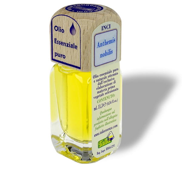 Vial de aceite esencial de manzanilla romana