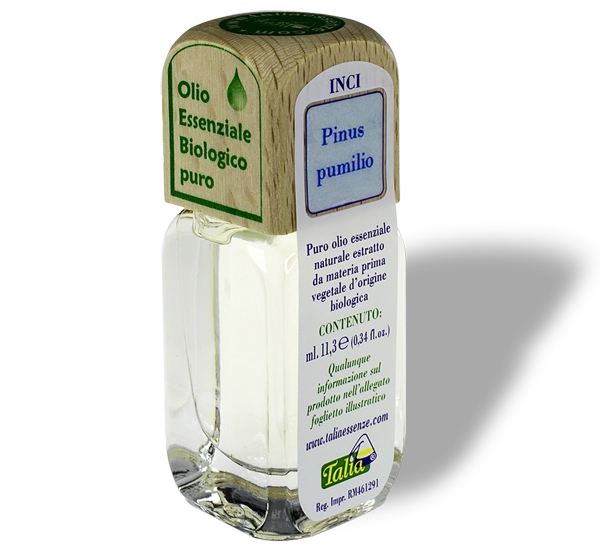 Vial de aceite esencial de pino de montaña