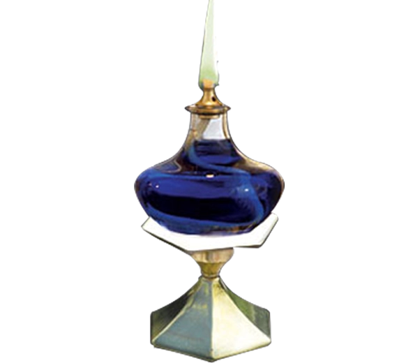 Lampe à huile, lampe hexagonale